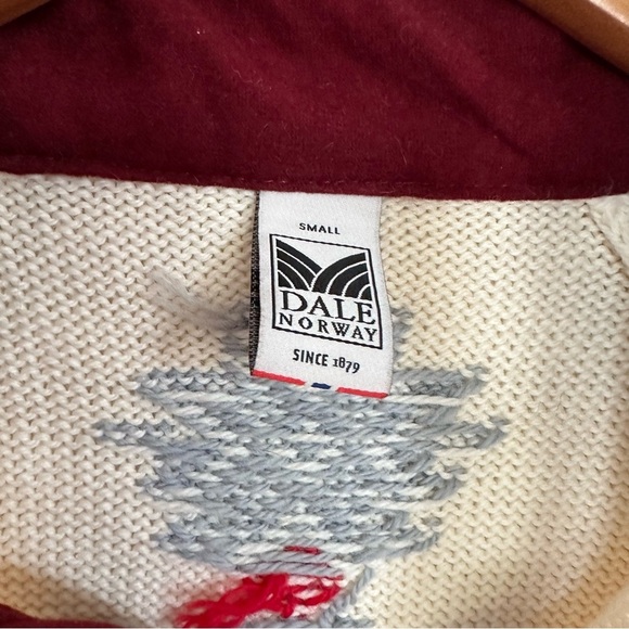 Dale of Norway Cream and Red Sweater - Picture 2 of 16